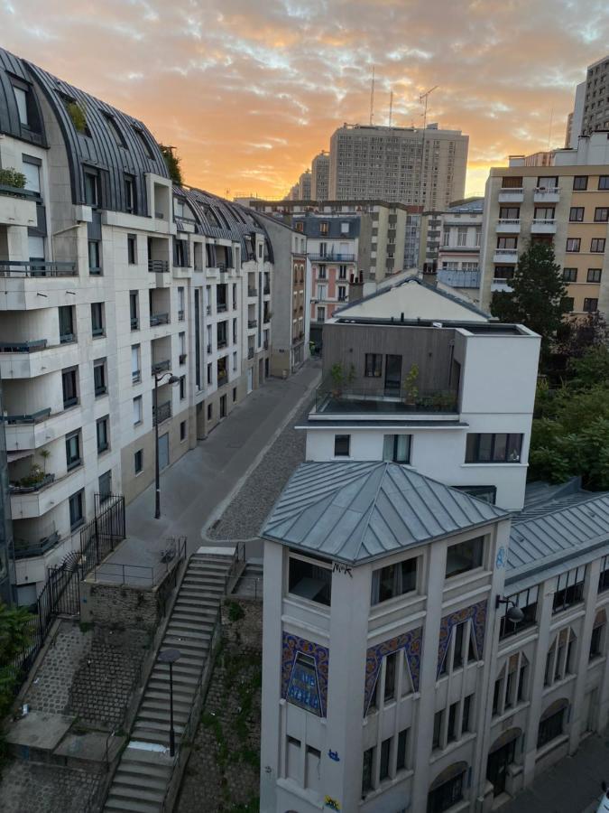 Appartement Buttes Chaumont Paris Dış mekan fotoğraf