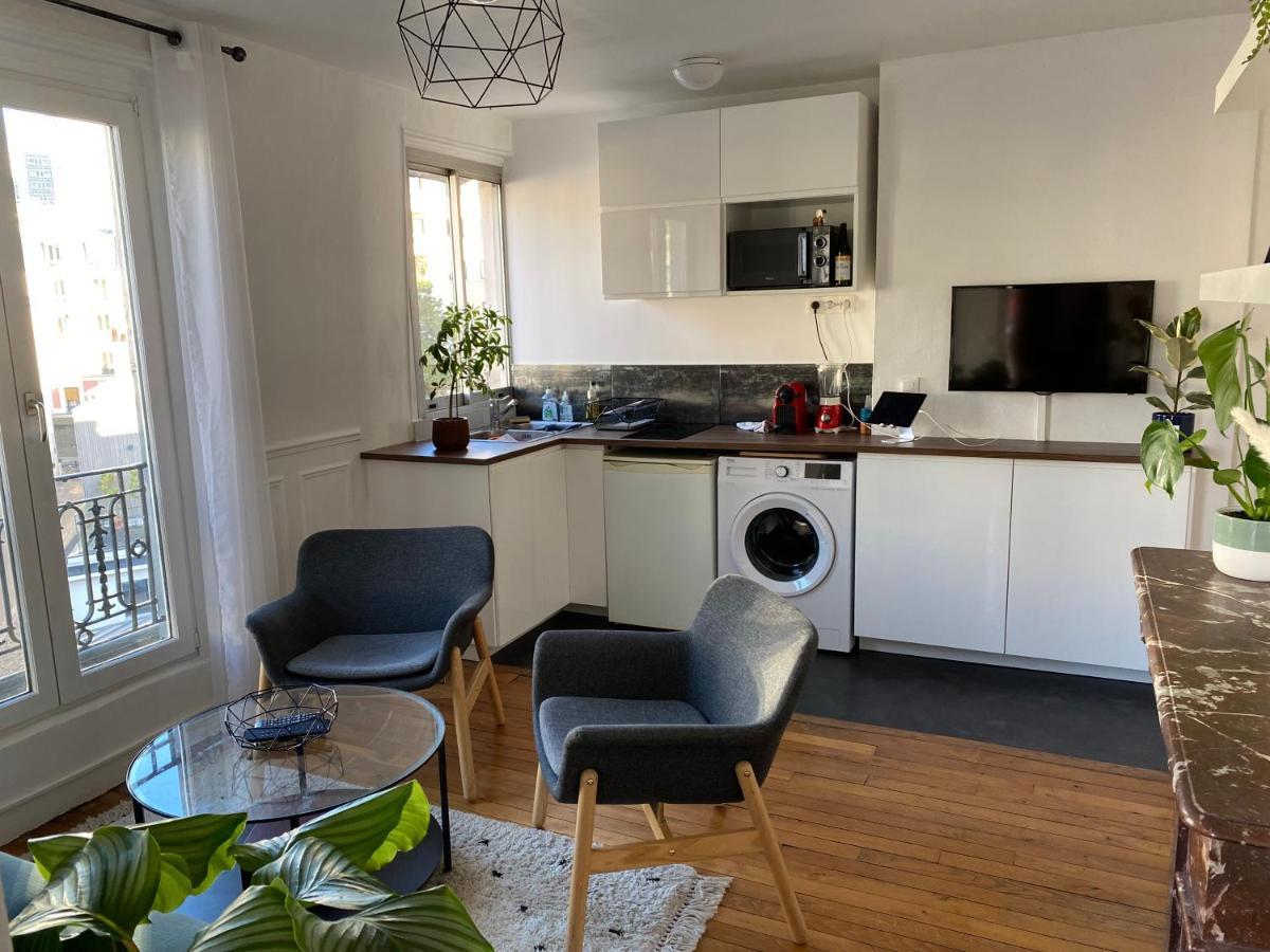 Appartement Buttes Chaumont Paris Dış mekan fotoğraf